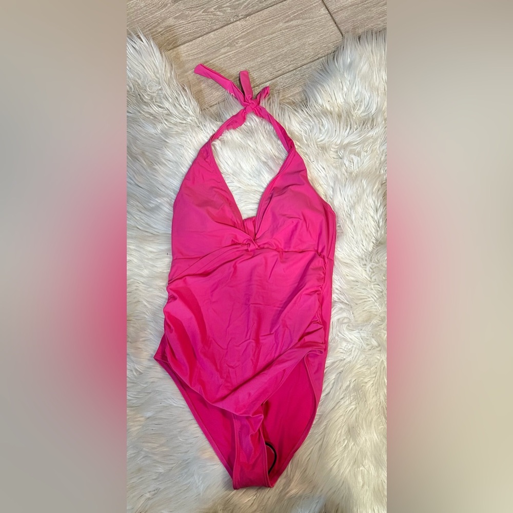 Pink swimsuit